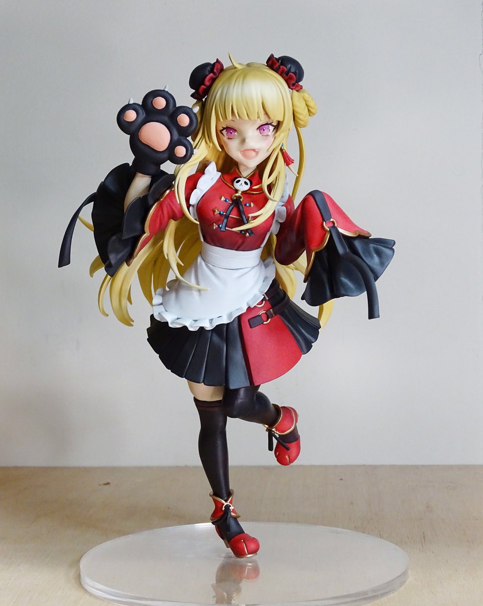 VTuberの「さくぱん！」さんのフィギュアです！造形から彩色まで仕上げ