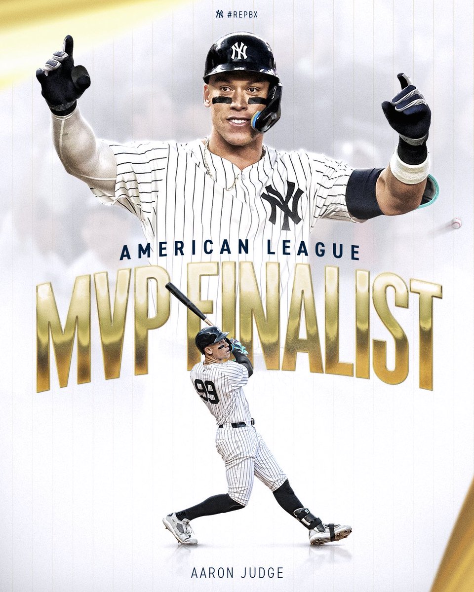 Congratulations to our Captain on being named a 2024 AL MVP Finalist! 👨‍⚖️👏