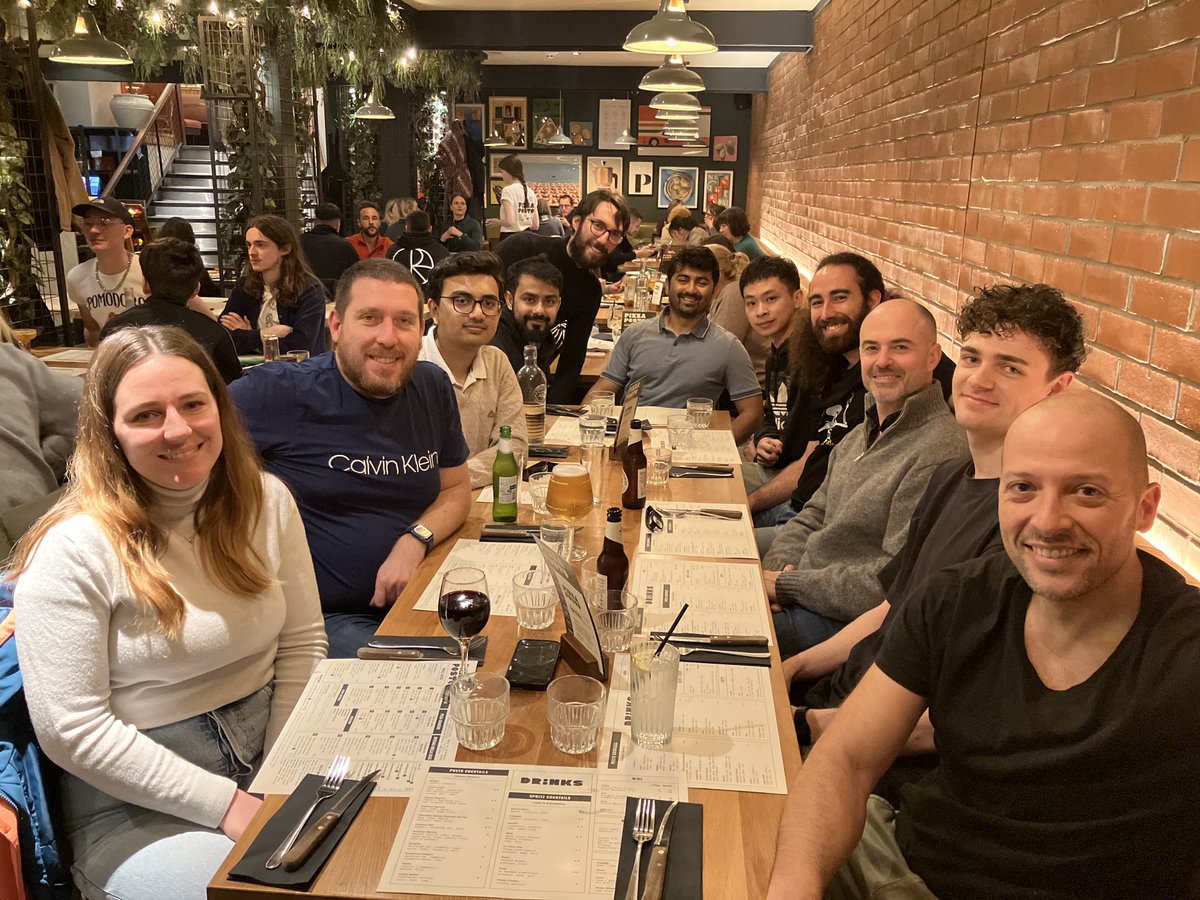 How wonderful it is when your former students (Daniele) come to visit and your research group (Mridu, Soumarup, Aditya, Junchen, Panos, and Colin), and your closest collaborators (Antonio and Francesco) celebrate them with an awesome dinner! Thank you for the great night!