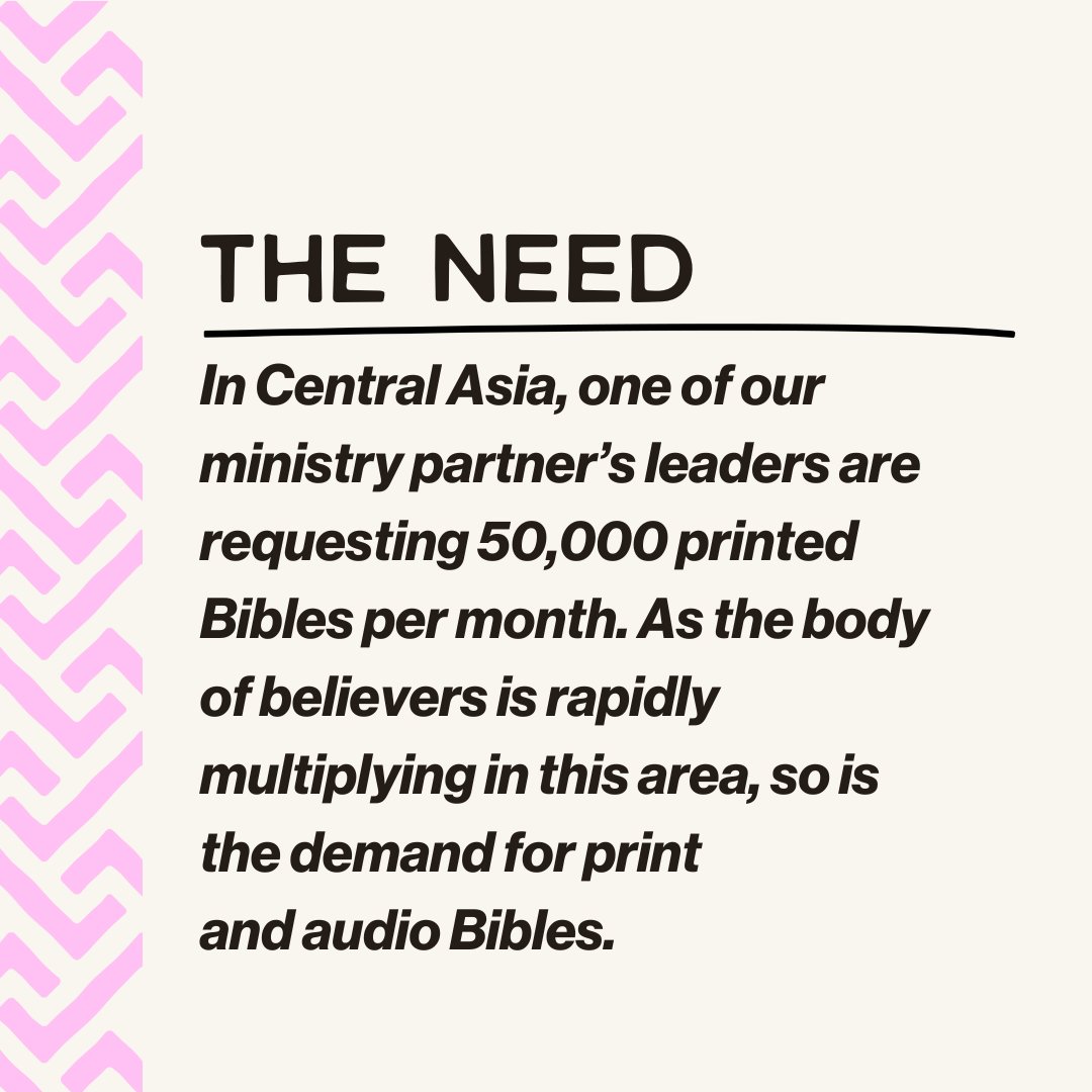 DoulosPartners's tweet image. Together, we can help meet this need for only $5 per Bible. 🤝

Through the end of the year, your gift of up to $300,000 will be matched.

There's no better time to give! Visit doulospartners.org/year-end-giving to make a gift today. 🙌