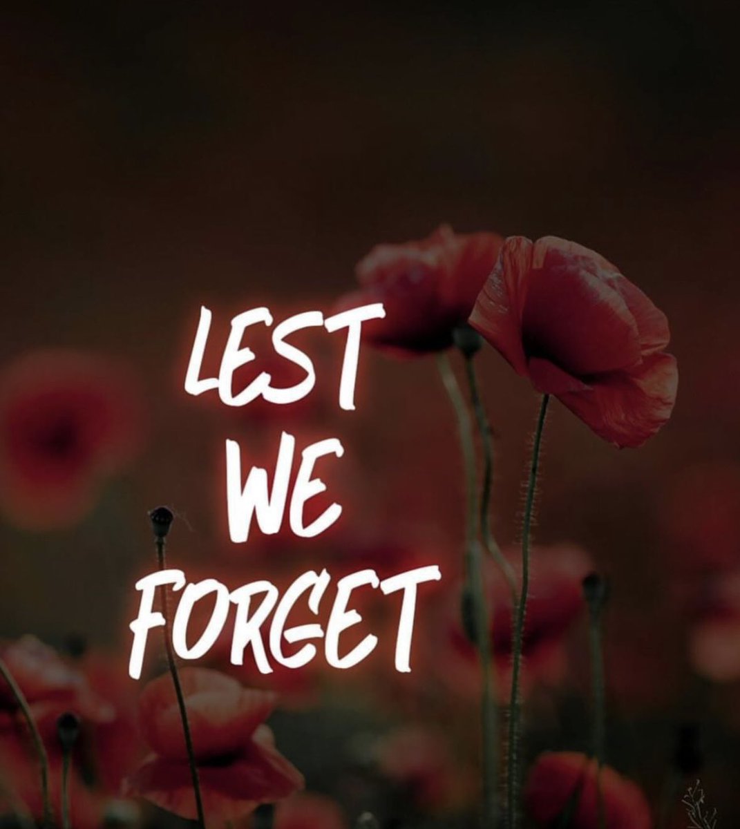 Lest We Forget❤️