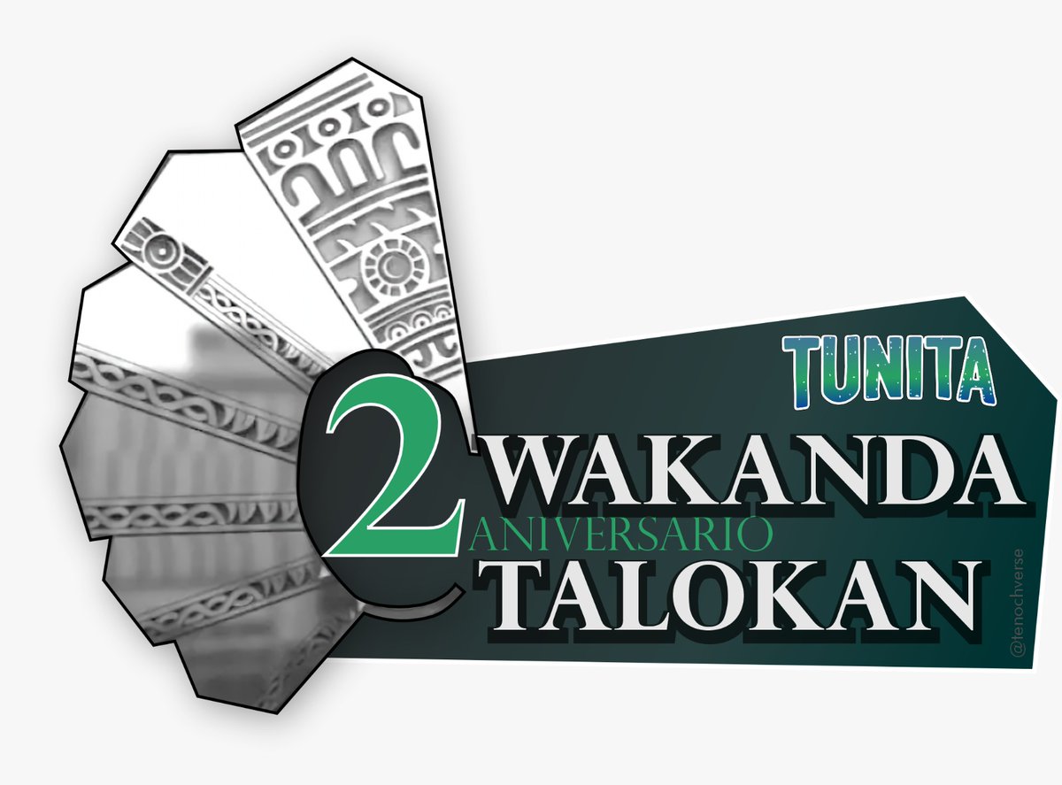 TenochVerse's tweet photo. El sticker #Tunita conmemorativo del aniversario #WakandaForever #Namor #Shuri #Namora #Atuma https://t.co/pyIYxMWifo