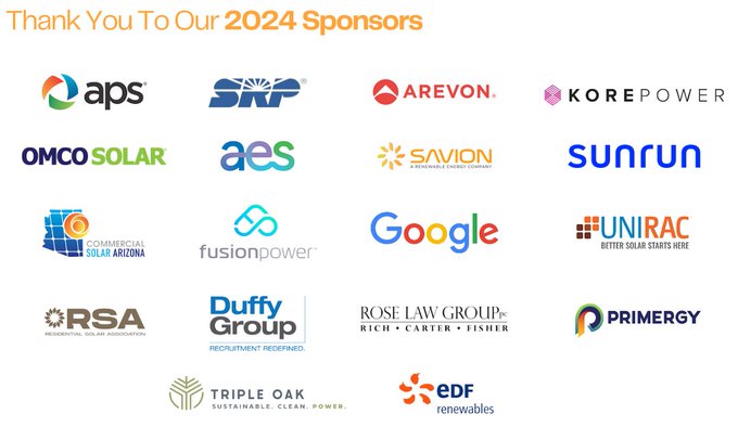 Did you register for the <a href="/AriSEIA/">AriSEIA</a> annual conference yet? It is Monday and the ONLY annual Arizona focused solar conference. Register today. ariseia.org/2024-conferenc… #solar #arizona #energytwitter