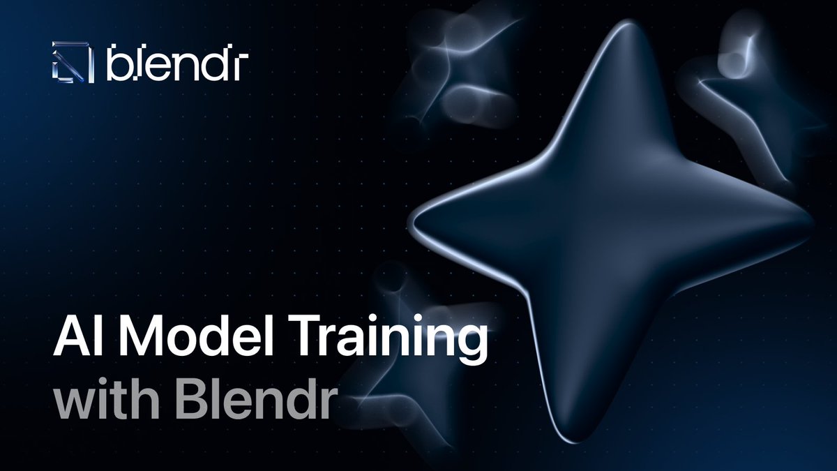 AI Model Training with Blendr 🚀

AI is rapidly transforming industries, from healthcare to finance to arts. However, training AI models often requires extensive computational power, which can be costly and inaccessible to many teams and independent developers. Blendr offers the