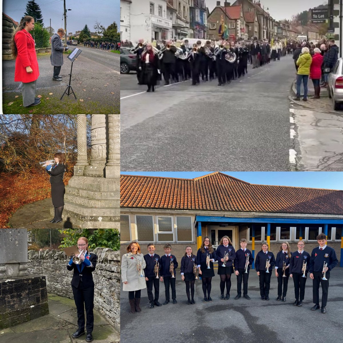 KirkbyBand's tweet image. #wewillrememberthem #remembrance
Kirkbymoorside
Kirkbymoorside Pump Hill
Nawton
Beadlam
Old Byland
Wagoner's Sledmere
Malton School
Gilling
Ryedale School