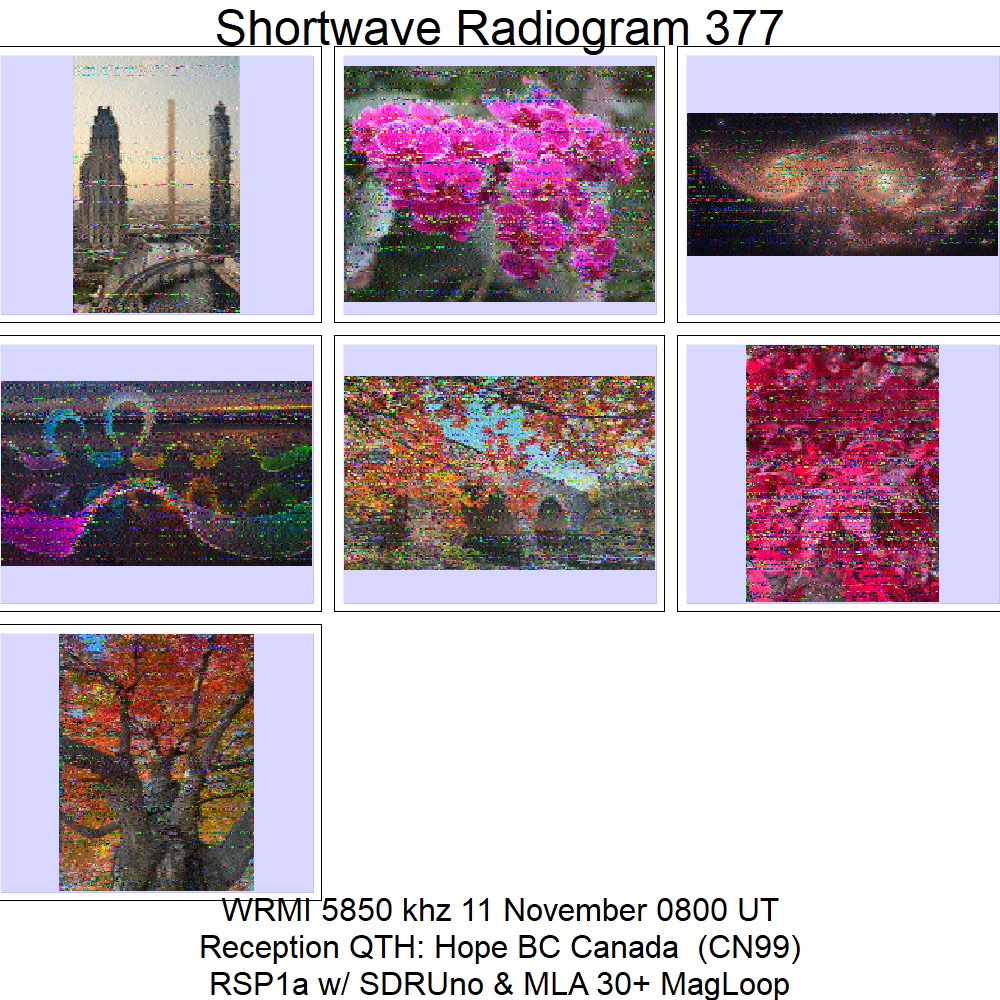 PopShopRadio1's tweet photo. Not a great night for @SWRadiogram 377 from WRMI at 0800 UT on 5850. Only 7 out of 10 images with 4, 7 and 10 dropped. https://t.co/RcsWYzgyxy