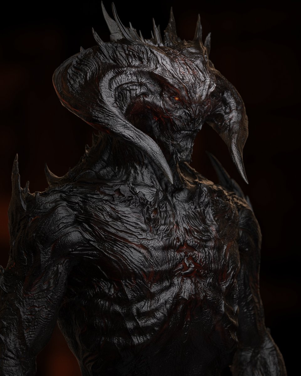 Balrog of Morgoth
Inspired by the writings of J.R.R. Tolkien and The Lord of the Rings films. #Balrog #Maiar
 "[It] was like a great shadow, in the middle of which was a dark form, of man-shape maybe, yet greater; and a power and terror seemed to be in it and go before it..."