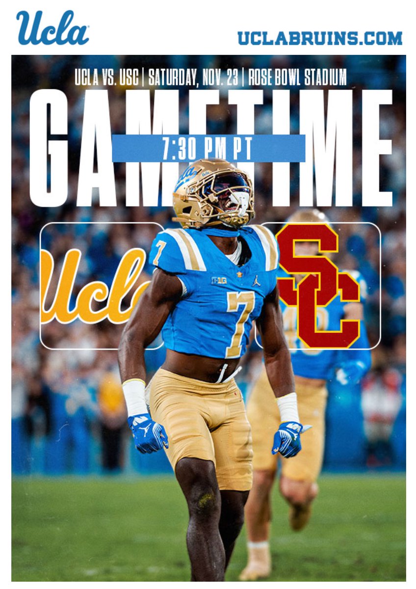 uclabillman's tweet photo. I never ask for much on my birthday.  Is it too much to ask for a fourth win in a row? https://t.co/aN9riO01xf