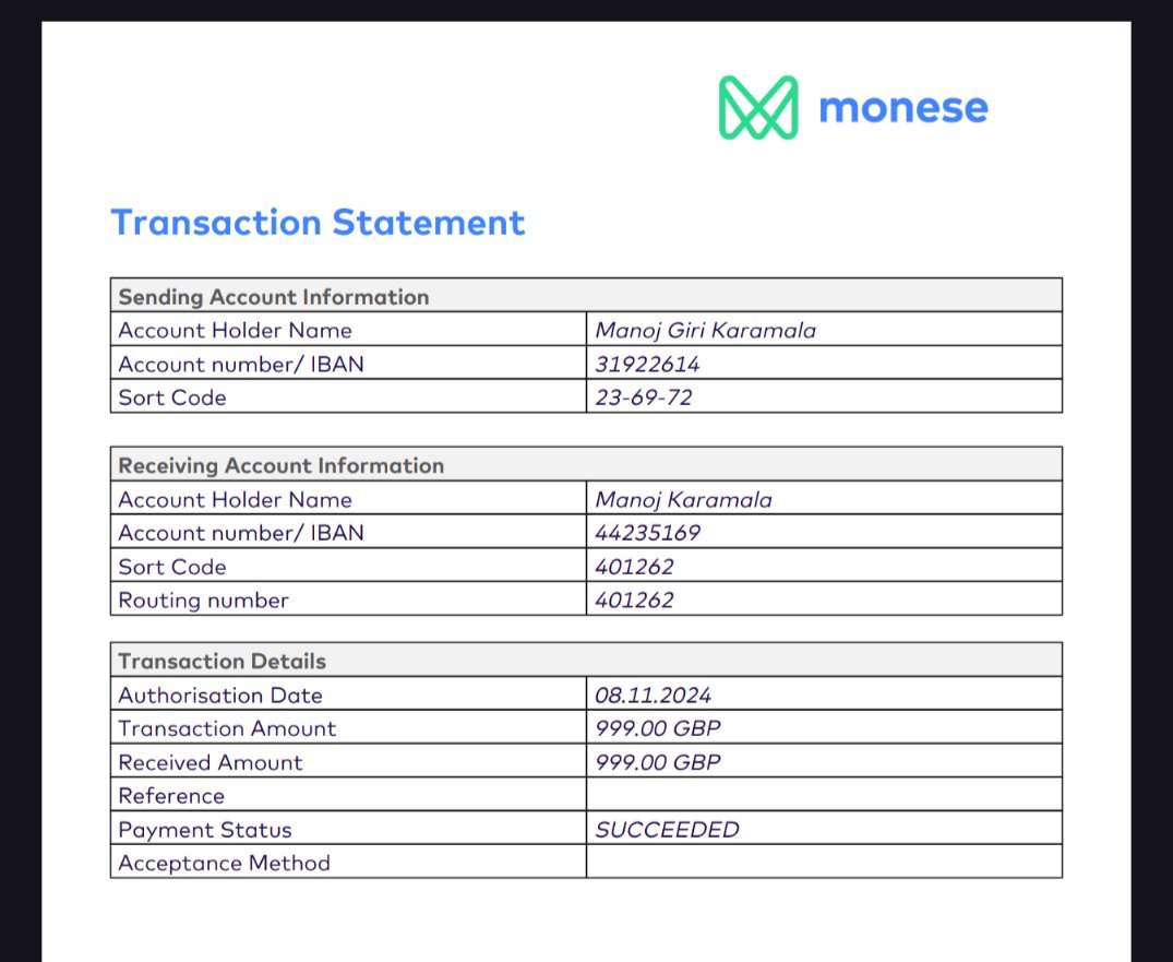 manocals's tweet photo. @monese I made a payment and my money got debited, but it never reached the recipient. Tried calling your helpline for over an hour—no answer. This is outrageous and unacceptable. Fix this NOW! #CustomerServiceFail #BankingNightmare https://t.co/5gWwkZdWTJ