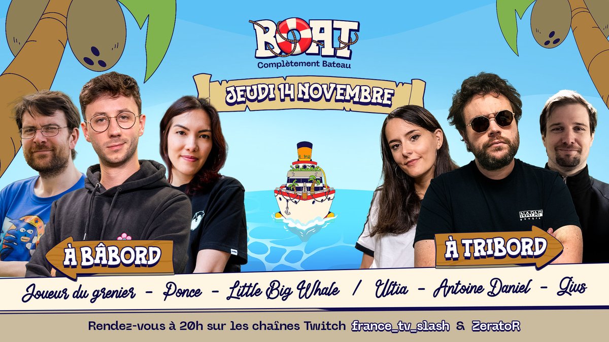 Nouvelle émission sur ma chaine Twitch, thématisée sur un quiz, un jeudi sur deux! Ça commence ce jeudi soir à 20h !