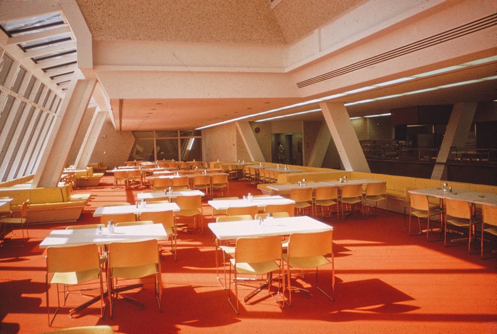 The futuristic Burroughs Wellcome headquarters designed by architect ...