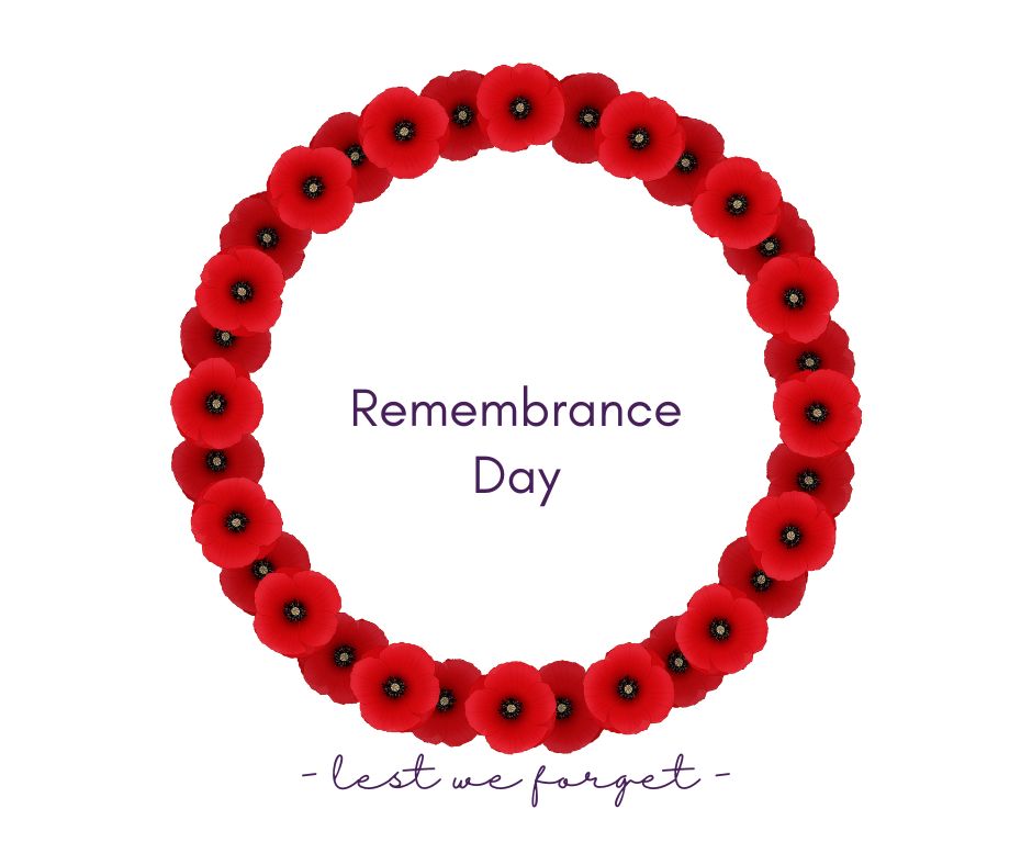 Lest we forget, #RemembranceDay