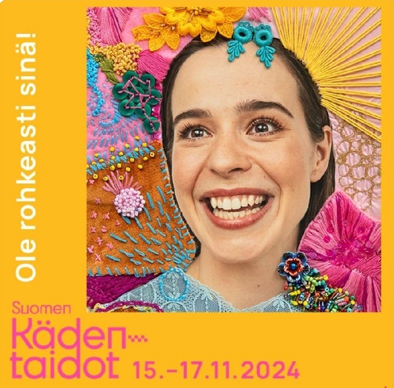 KrisuNajadit's tweet photo. Paljon kaikkea kivaa ja mielenkiintoista tiedossa. Olen itse Martta osastolla. Teemana langojen värijäminen kasveilla. #messut #käsityö #vapaehtoisuus https://t.co/ALaO7Ob8Jb