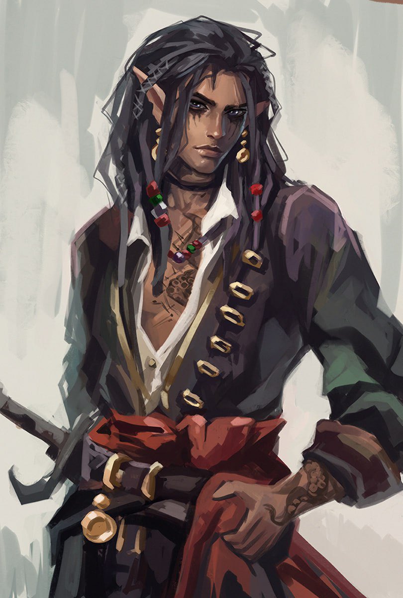 Dnd Male Elf Drawing