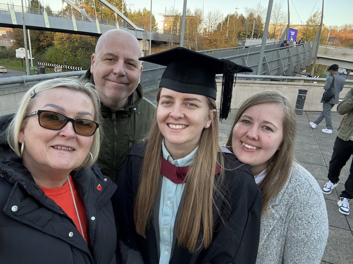 MissWoolley98's tweet photo. Very proud of my other half today, a hard slog but no one deserves that 1st more than you. 👩‍🎓 🎉 https://t.co/klnqtCkkIQ