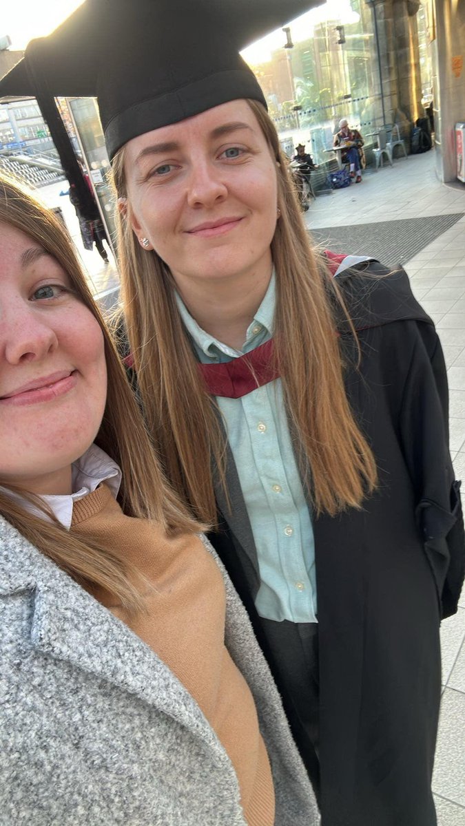 MissWoolley98's tweet photo. Very proud of my other half today, a hard slog but no one deserves that 1st more than you. 👩‍🎓 🎉 https://t.co/klnqtCkkIQ