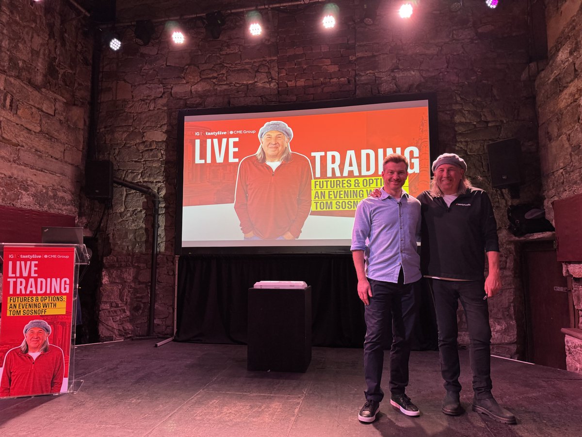 traderBRIT's tweet photo. The first stop on the 'An Evening of Live Futures and Options Trading with Tom Sosnoff' UK and Dublin tour is The Caves in Edinburgh! What an incredible space! It has been lovely to meet all the Scottish #tastytraders. https://t.co/3ukNDhUeeT