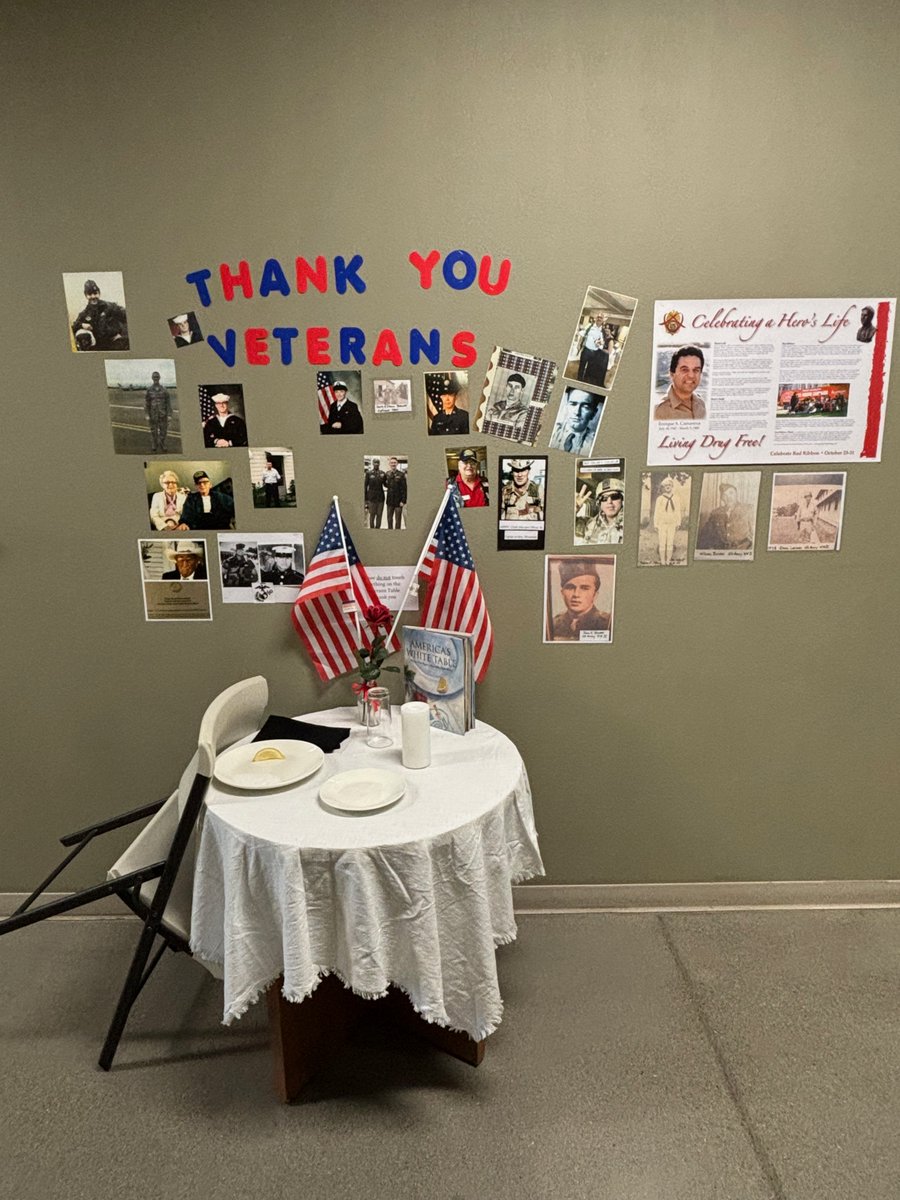 MarionneauxAz's tweet photo. We proudly hosted our first Veterans Day Assembly, where students shared heartfelt appreciation for our nation’s heroes. Thank you to the Veterans and families who joined us to honor their incredible service!  #VeteransDay #BESDistheBEST https://t.co/oCmNEVIwp2