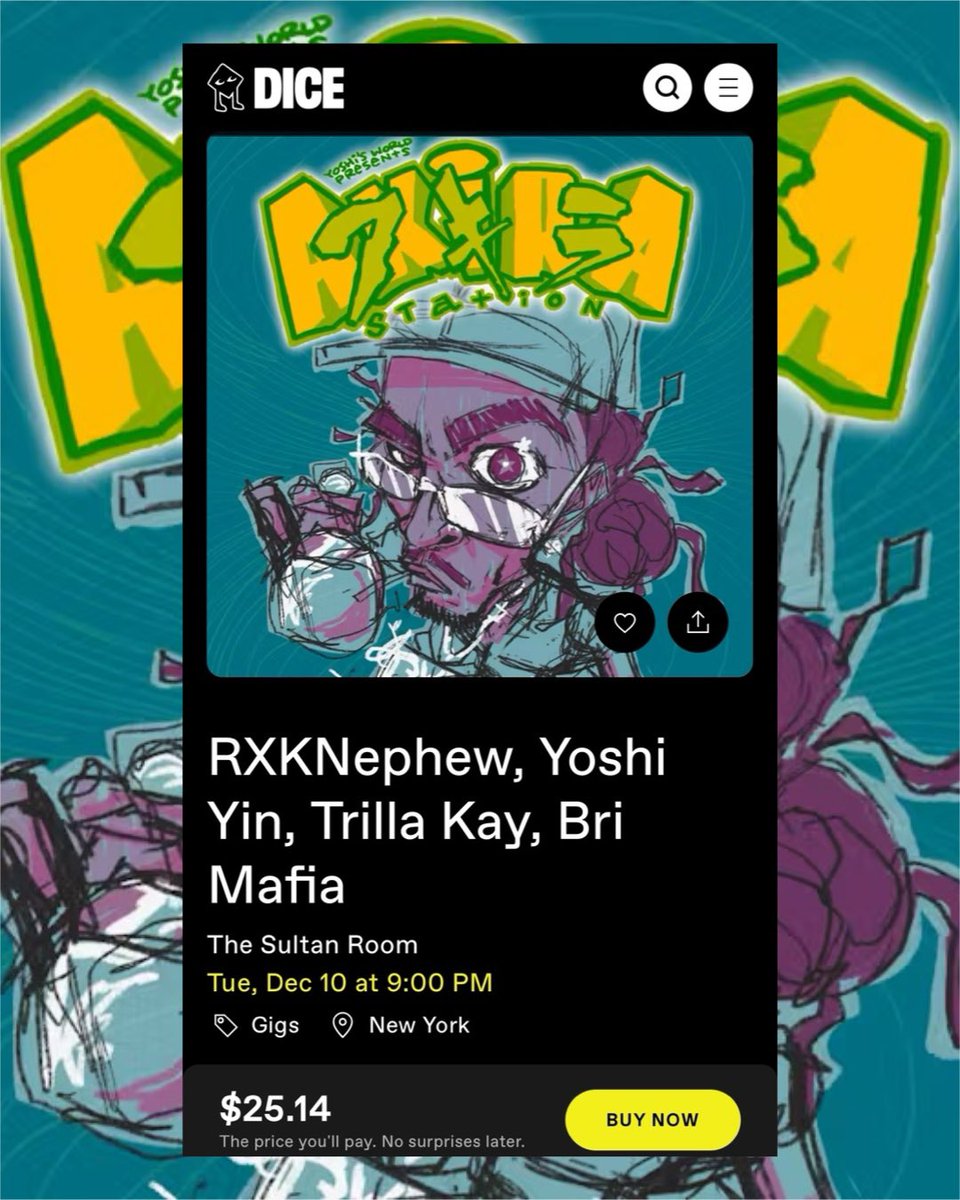 From tweets to reality.

See yall in New York next month.😈

dice.fm/event/xew5el-r…