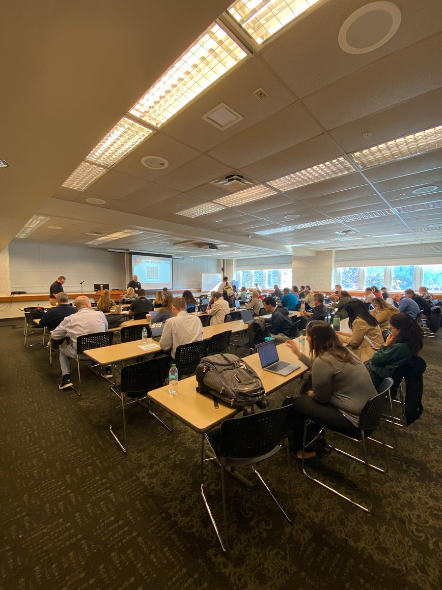 Team members Josh &amp; Austin are presenting to a packed room today at the Purdue AI in P-12 Education Conference 👏🙌🫶 #GEARUPworks <a href="/PurdueEDU/">Purdue College of Education</a> <a href="/edpartnerships/">NCCEP</a>