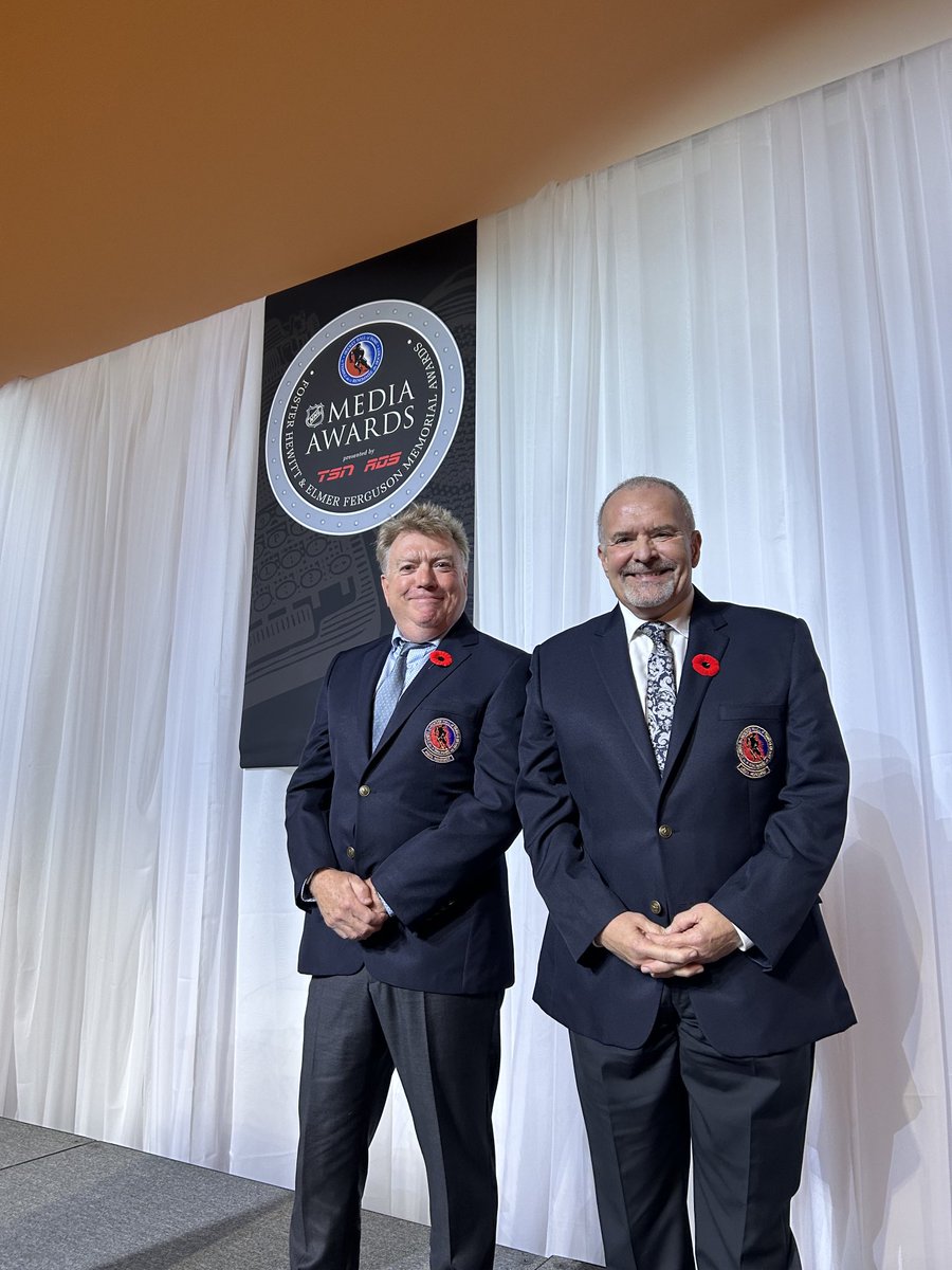 Hall of Famers through and through. Scott Burnside and Pierre Houde