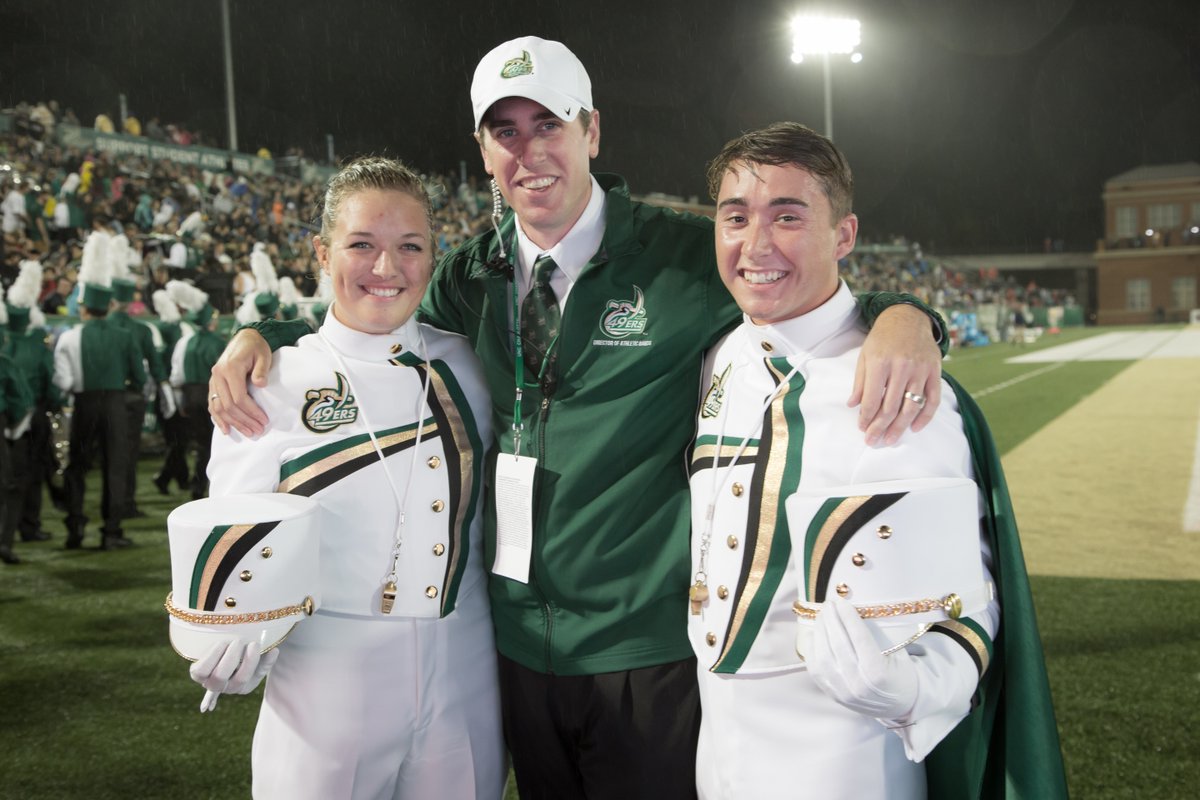 PNNMB's tweet image. In honor of Homecoming Week, we’re dedicating this week’s posts to past seasons of the Pride of Niner Nation Marching Band! Let’s kick things off with memories from our inaugural 2015 season. #UNCC #Homecoming #PrideOfNinerNation #MarchingBand #UNCCAlumni #pnnmb