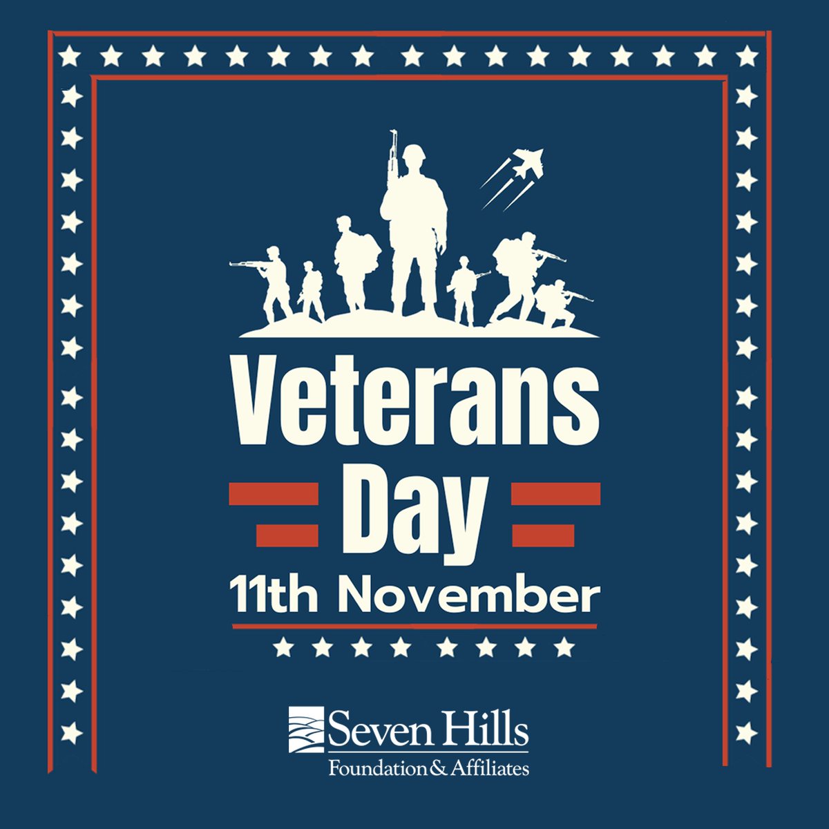 Today, we honor and thank all veterans for their dedication, bravery, and sacrifices. Join Seven Hills on this #VeteransDay as we stand together to show appreciation to our heroes who served and protected our nation.