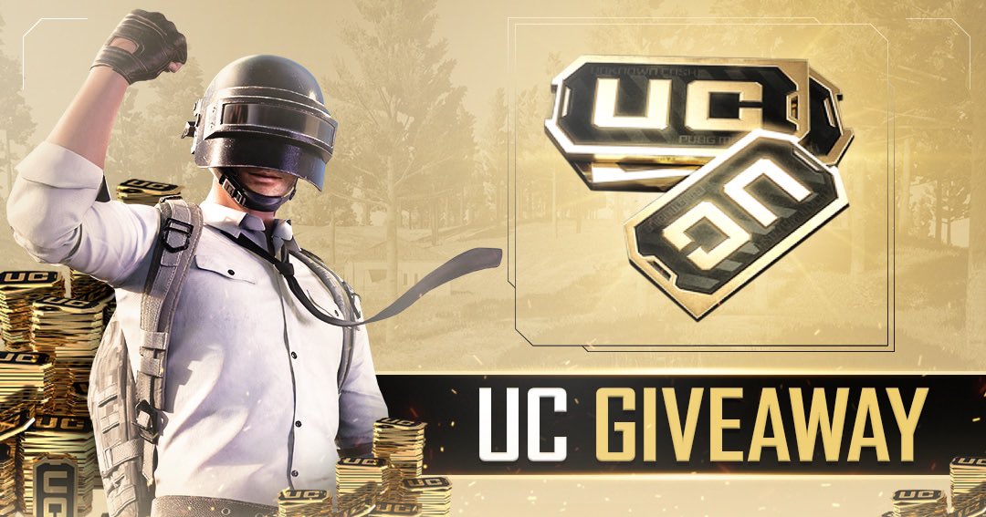 PUBG Mobile UC Giveaway