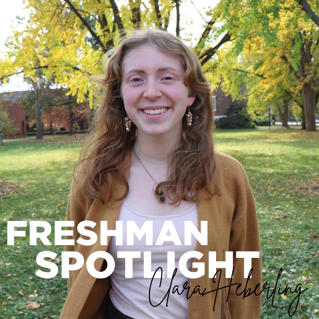 #FRESHMANSPOTLIGHT 🤩 We are excited to continue introductions of the #Classof2028 by highlighting Clara Heberling ('28)! Clara is from Fort Wright, Kentucky and attended Notre Dame Academy. At UofL, she is majoring in Spanish and political science. Welcome, Clara! 💛 #UofL2028