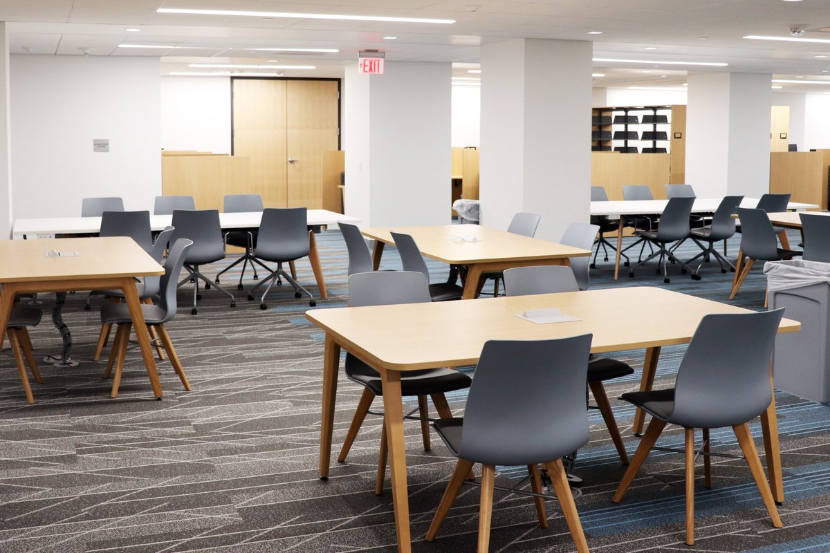 We are excited to welcome you back to a renovated Falk Library--fully reopened as of today! 

Enjoy more access to study spaces, both quiet and collaborative, and physical collections returned to shelves.

Find us at M722 Alan Magee Scaife Hall.