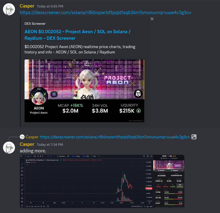 0x_Casper's tweet photo. $AEON 2.6m -> 6.5m @Vanguard__Dao 👑 https://t.co/Rgjc7FvOSr