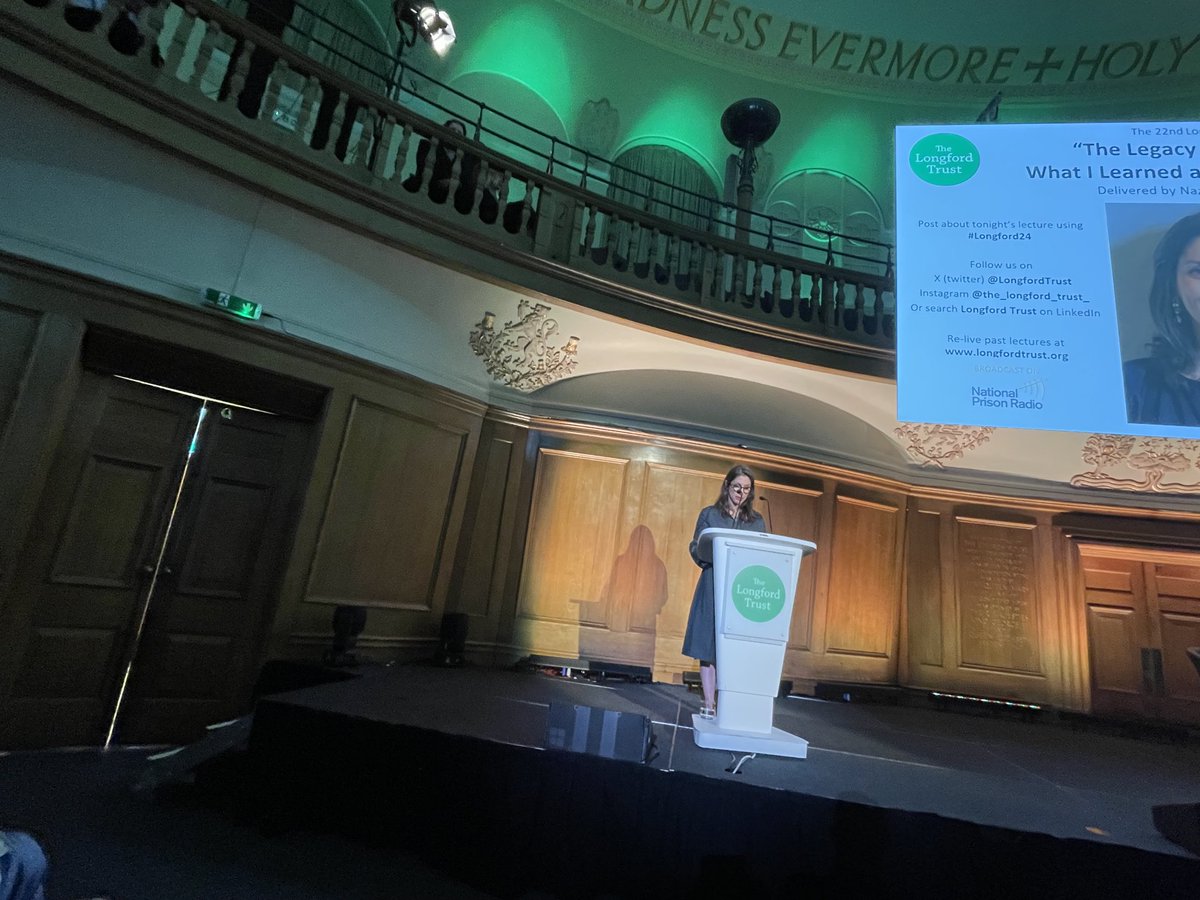 ronkephillips's tweet image. Nazanin Zaghari Ratcliffe tells the 2024 Longford Lecture that the solidarity & support of other women in Tehran’s Evin prison kept her spirit alive. @LongfordTrust @itvlondon