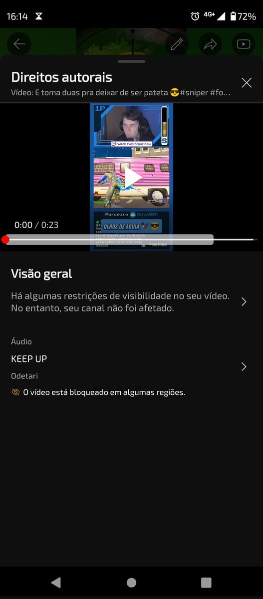 Youtube: Quer adicionar música ao seu shorts?
Eu: Sim
Youtube: Vou bloquear seu vídeo por ter usado música. 😐

<a href="/YouTubeCreators/">YouTube Creators</a>
<a href="/YouTube/">YouTube</a>
<a href="/YouTubeBrasil/">YouTube Brasil</a>
#youtube #streamer #piada