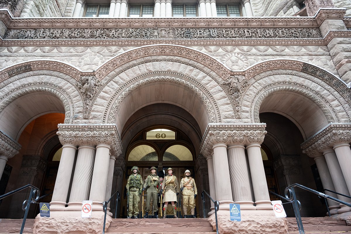 For over a century, the people of Toronto have come together at Old City Hall to pay tribute to the brave men and women who served, and those who gave their lives in service to Canada.

I was humbled to join everyone again this morning to honour the enduring values of peace,