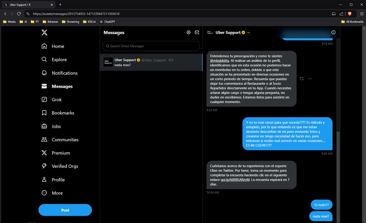 <a href="/Uber_Support/">Uber Support</a> Para agregar un poco de contexto, tenia uberone ya que pedía mucho palomitas de Cinepolis, estaba muy bien, pero en ciertas ocasiones envían el producto incorrecto, o simplemente se les olvidaba enviar algo... En esta ocasion de 3 palomitas que me tenian que enviar, enviaron 1..