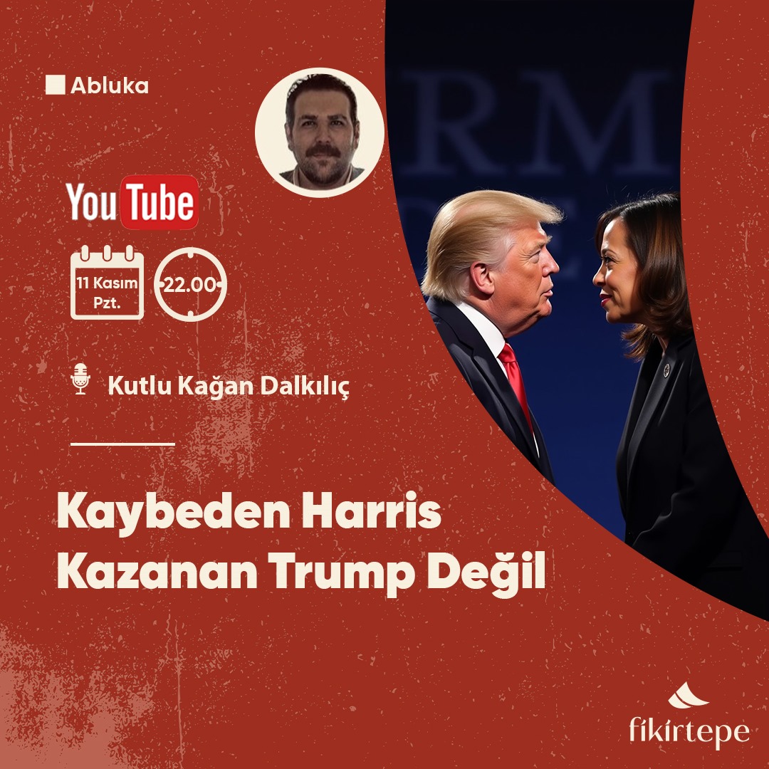 📢 Kutlu Kağan (<a href="/kaandalkilic/">Kutlu Kağan👨🏻‍⚕️🥼🩺</a>) Abluka'nın bu bölümünde ABD seçimlerini değerlendiriyor ve seçim sonrası ortaya çıkan fiili durumu "Kaybeden Harris Kazanan Trump Değil" başlığı altında masaya yatırıyor! 

🗓️Birazdan, ⏰ 22.30'da!

🔗youtube.com/watch?v=yoRb0j…