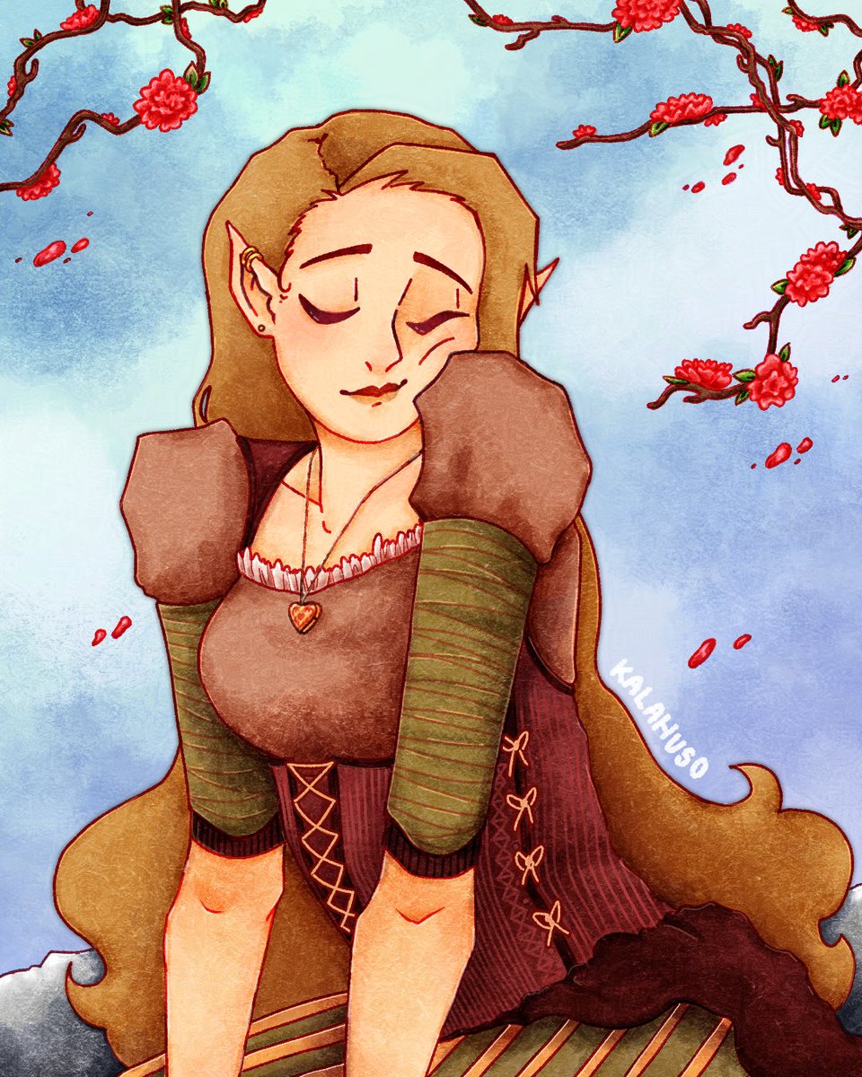 Kalahuso's tweet photo. art dump m'lord!!
i decided to keep posting here because @theeidare  is gunna help me <3

so for now!! D&amp;D characters!! mwehehe https://t.co/gQTvUa2cLn