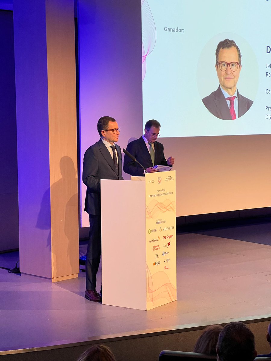 🥇 ¡Enhorabuena, Dr. <a href="/DrAAlbillos/">Agustín Albillos</a>! Su trabajo como médico del Aparato Digestivo le han valido el premio al mejor especialista en esta 2ª edición de los Premios <a href="/mercoranking/">Merco</a>-<a href="/OdSalud/">Observatorio de Salud</a>. ¡Siga mejorando la vida de los demás en el <a href="/DigestivoHRyC/">Digestivo Hospital Universitario Ramón y Cajal</a> y en la <a href="/sepdigestiva/">Sociedad Española de Patología Digestiva (SEPD)</a>!