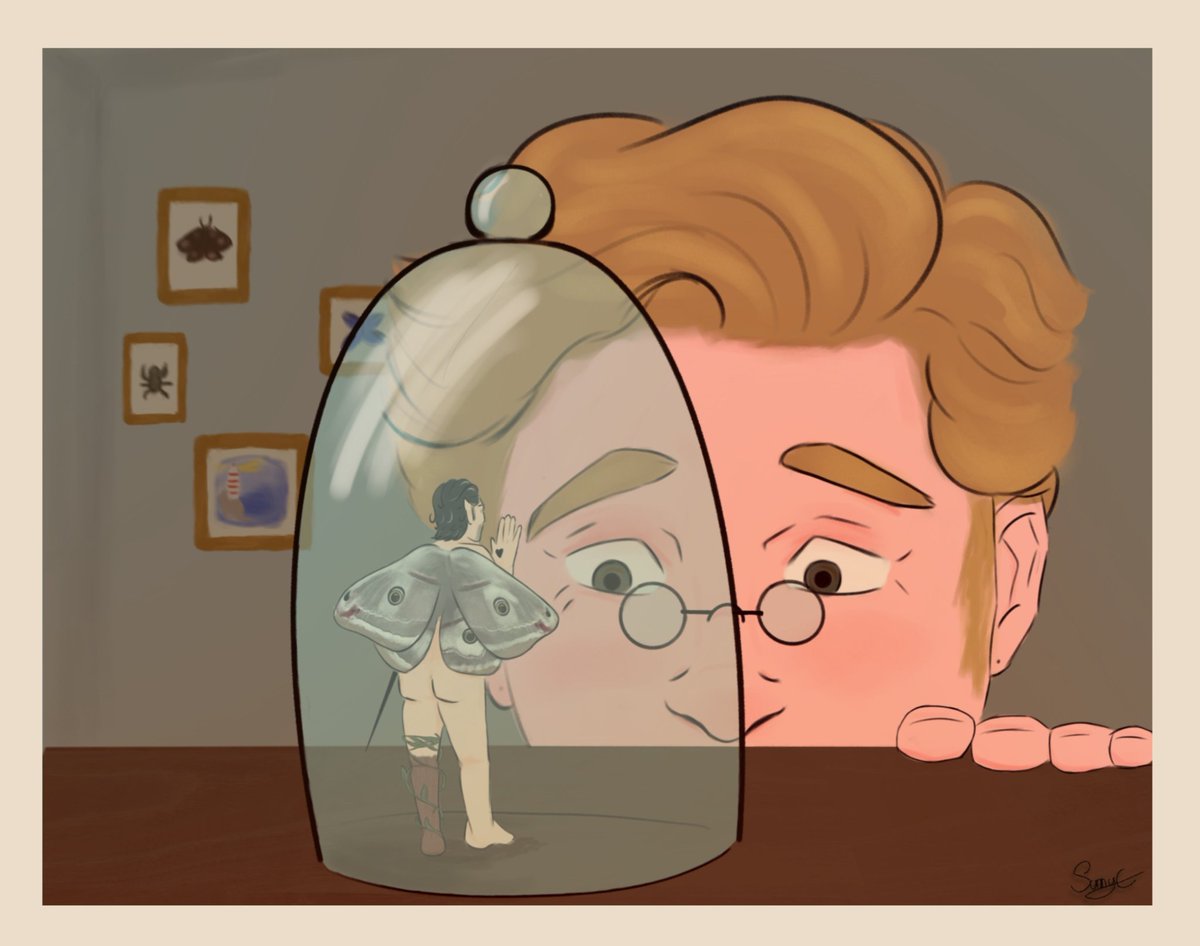 So excited to finally share this piece for <a href="/beyondofmdzine/">Beyond the Boundary</a> which is out now!!

#ofmd  #ofmdzine #OFMDfanart