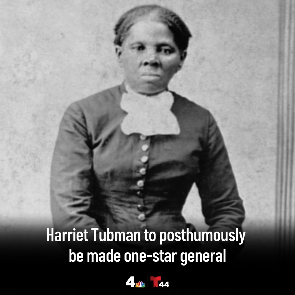 Harriet Tubman is set to posthumously be made a one-star general by the Maryland National Guard and Maryland Gov. Wes Moore. nbc4dc.com/iiCzU7t