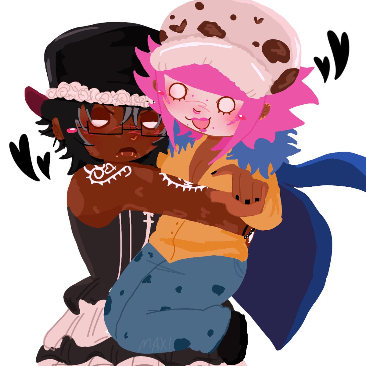 yuridose's tweet photo. #perolaw outfit swap 🩷🖤 https://t.co/r6xaBXfaEQ