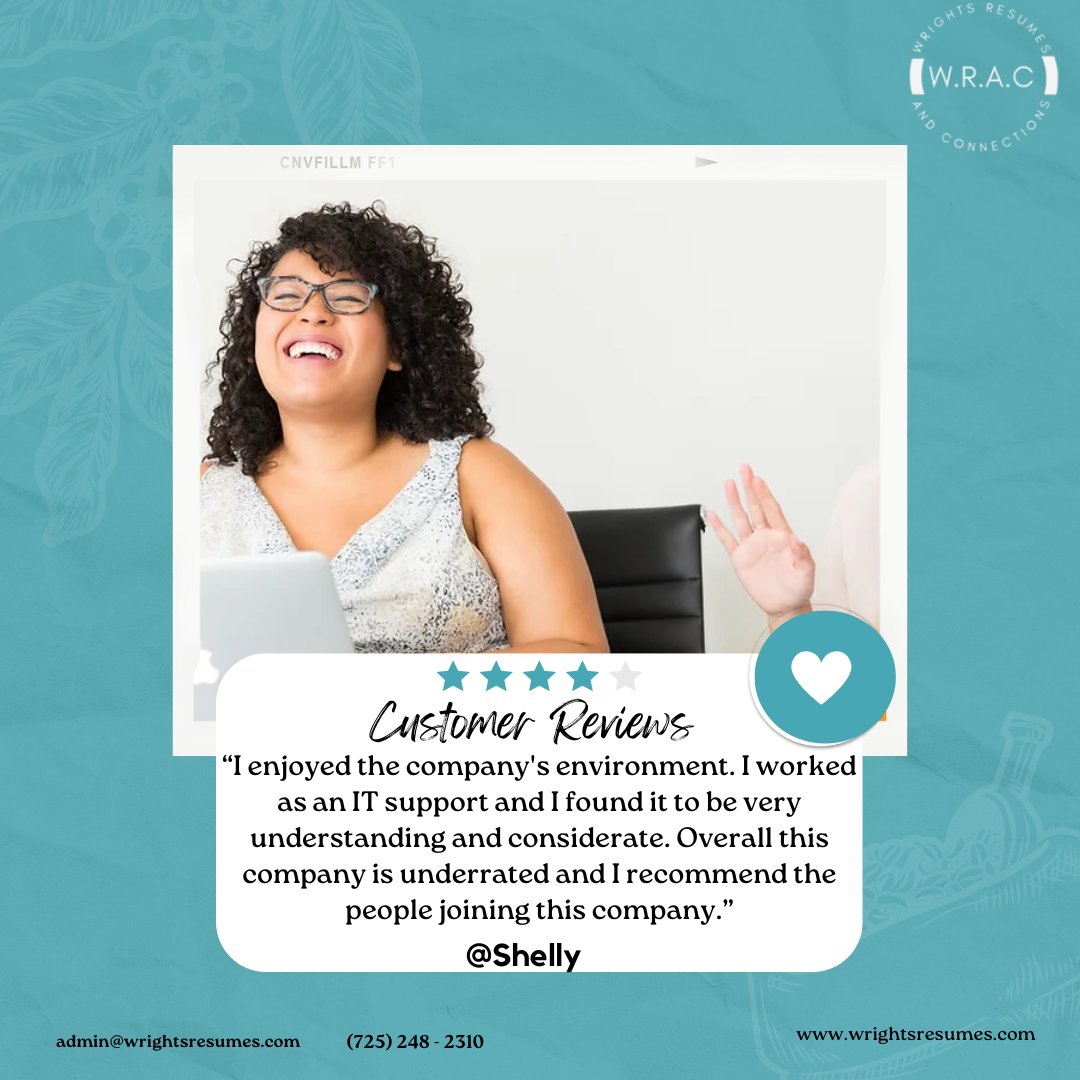 Wrights_Resumes's tweet image. Interns at W.R.A.C. are more than just learners; they are our cocreators! Their feedback brings fresh perspectives that shape our vision. Together, we’re crafting a brighter future! Your next chapter starts here! wrightsresumes.com/copy-of-intern…
#CoCreators #WRACImpact