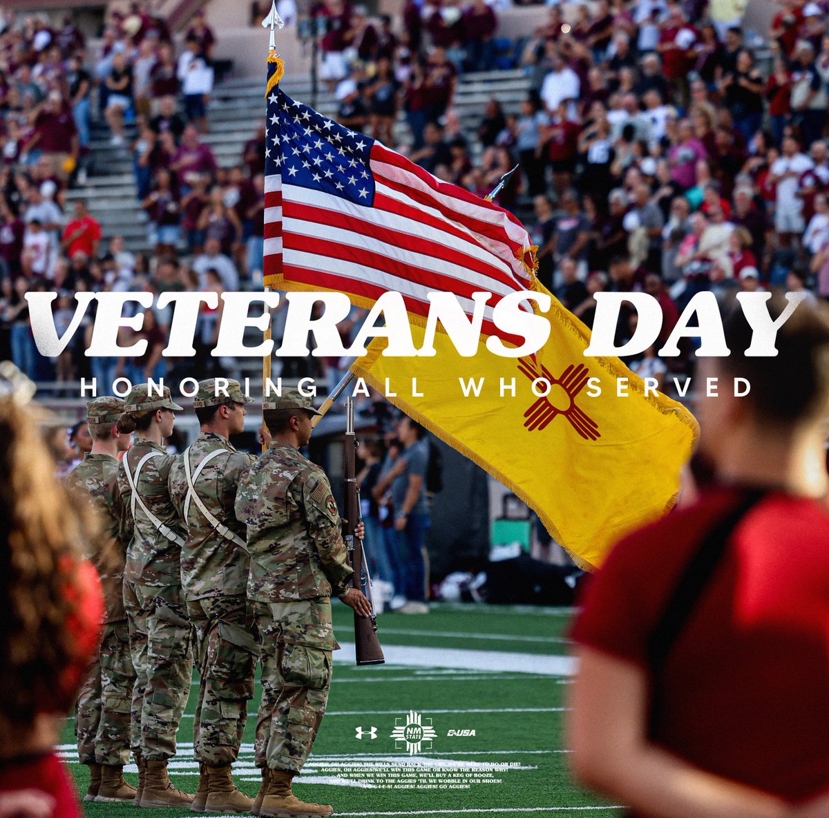 Thank you for your service 🫡

#AggieUp x #VeteransDay