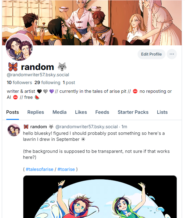 hi! just so you all know, I'm probably not going to be posting my art on here for the foreseeable. catch me elsewhere to see what I'm drawing! I'll still be checking here every now and then, just might not post as much 💜