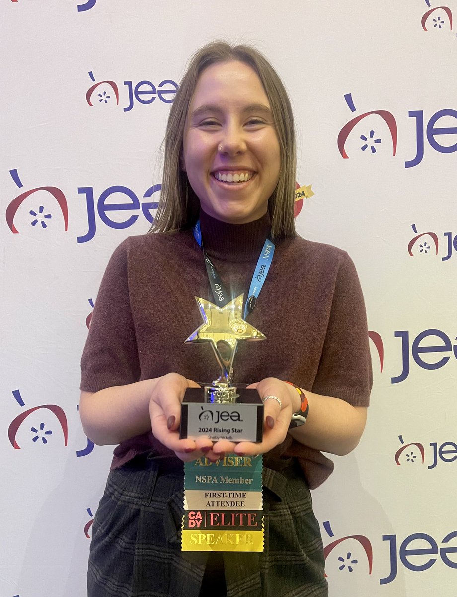 Congratulations to TAJE members who received <a href="/nationalJEA/">JEA</a> awards at this weekend’s <a href="/nhsjc/">JEA/NSPA NHSJC</a> in Philadelphia.

Broadcast Adviser of the Year Margie Raper, Rock Hill HS
Medal of Merit Lori Oglesbee, retired
Medal of Merit Lisa Roskens, Prosper HS
Rising Star Shelby Nickells, Rouse HS
