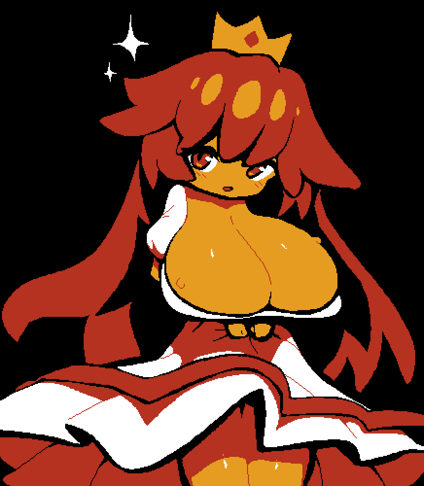 I know I'm late, but I just wanted to draw her. idk why but transforming something generic and familiar to cute anime booba girl is kind of hot hehe