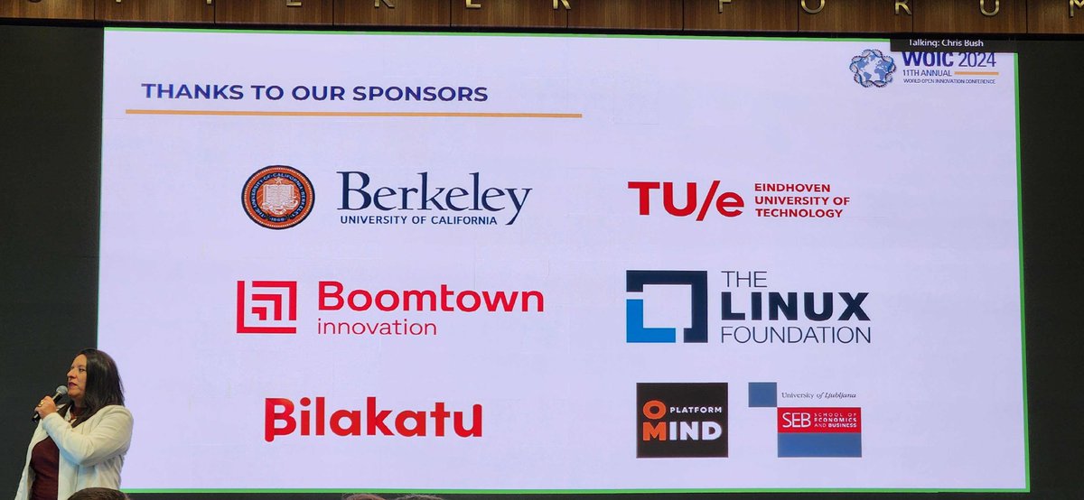 After a wonderful few days at the <a href="/WorldOpenInno/">World Open Innovation Community</a> Conference in #Berkeley, we thank the WOIC team for a successful event. It was a privilege to sponsor and discuss impactful topics. We appreciate your partnership and leave #WOIC2024 inspired and energized for what's next!
