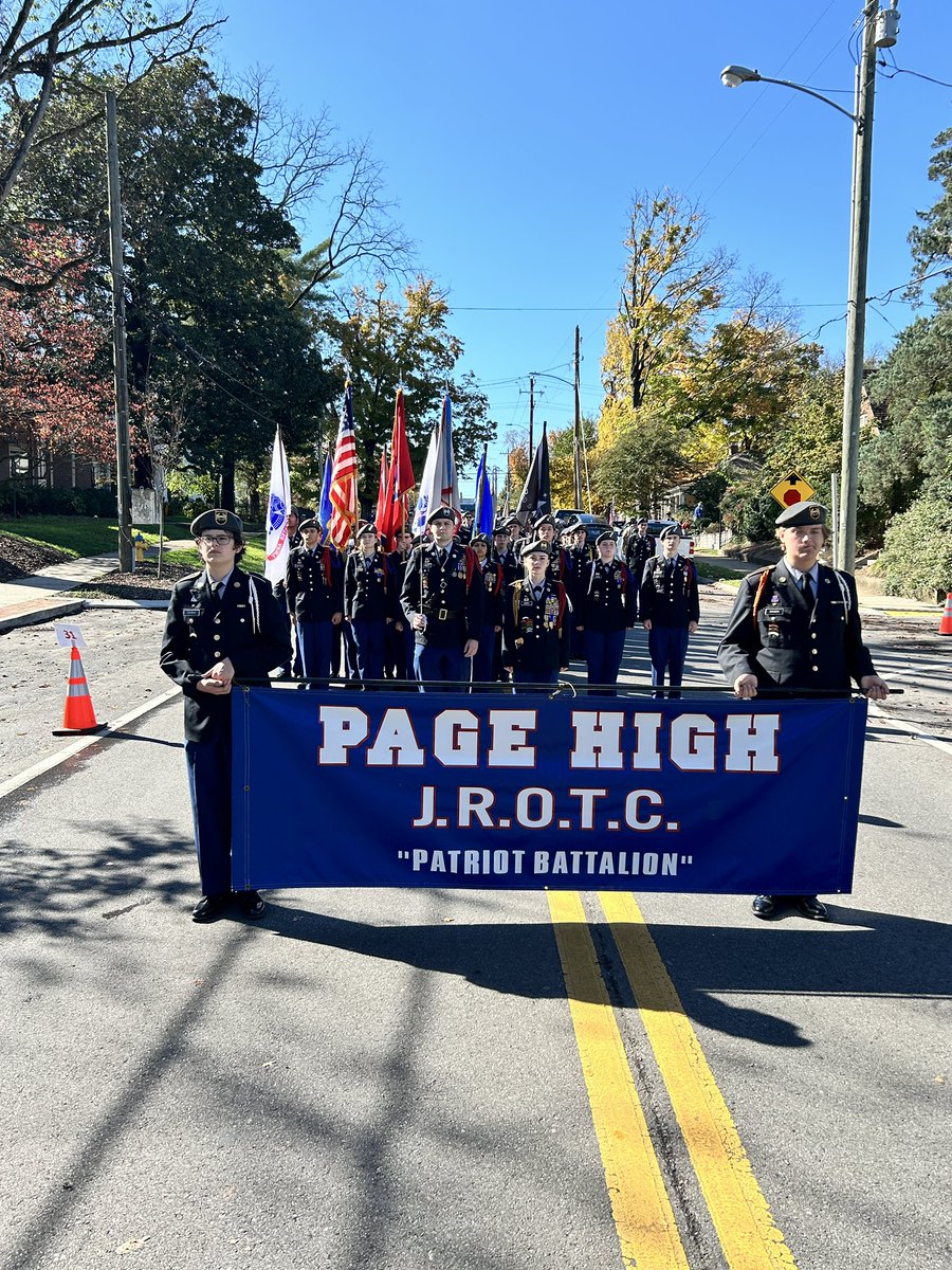Page HS JROTC tweet media