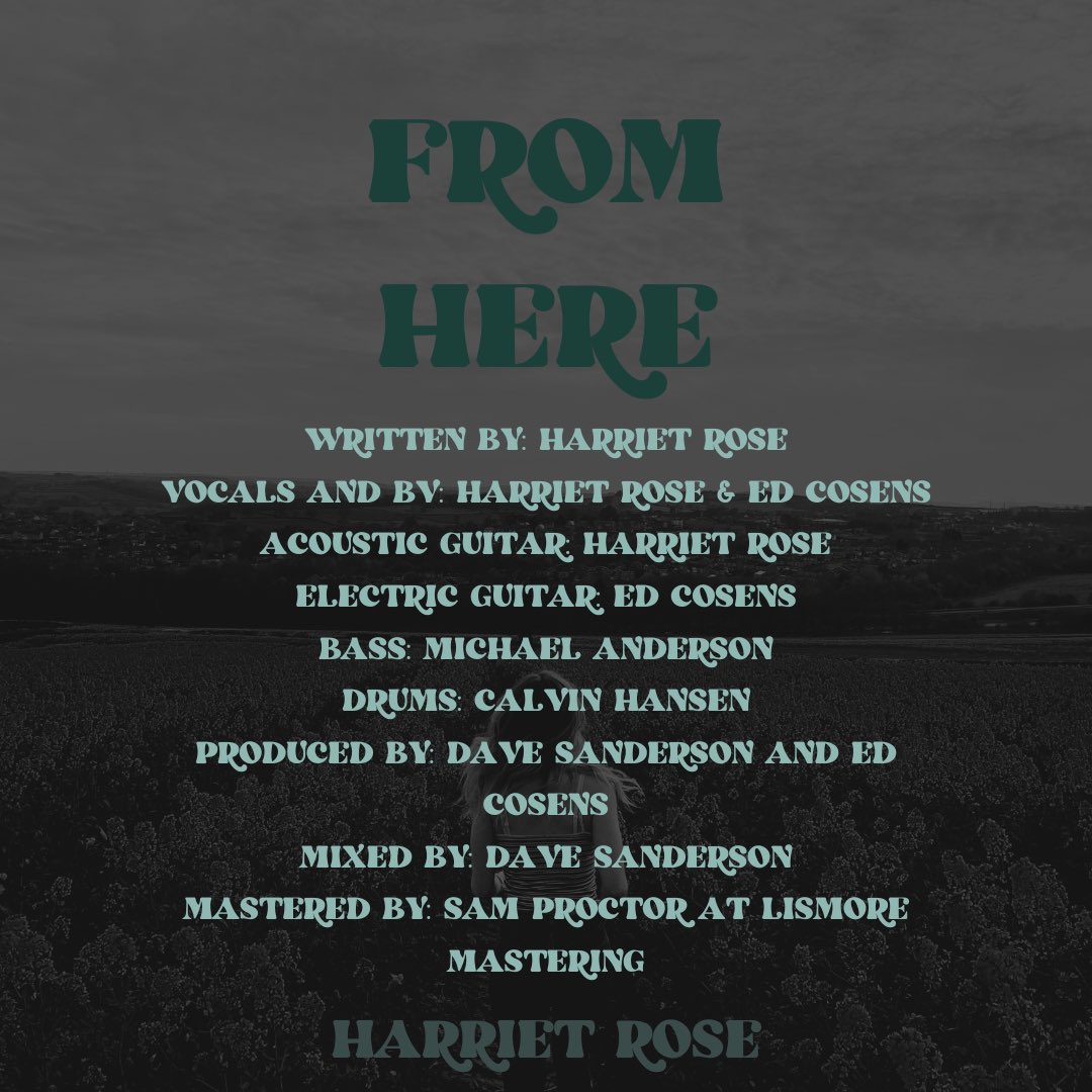 HarrietRose_'s tweet photo. Following on from The Table, I’m pleased to announce my next single ‘From Here’ will be with you on November 22nd 🤩 

Same as last time - please pre-save, pre-order etc etc…I hope you love the vibes on this one! 🖤

https://t.co/B2sUpiVRvI https://t.co/6F8M6WcF5w