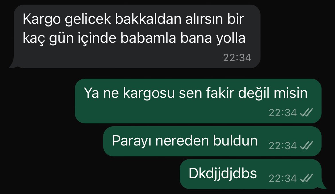 Abimle çok iyi anlaşırız asla birbirimizi zorbalamayız dkkdjdndn